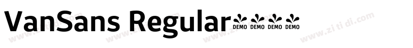 VanSans Regular字体转换